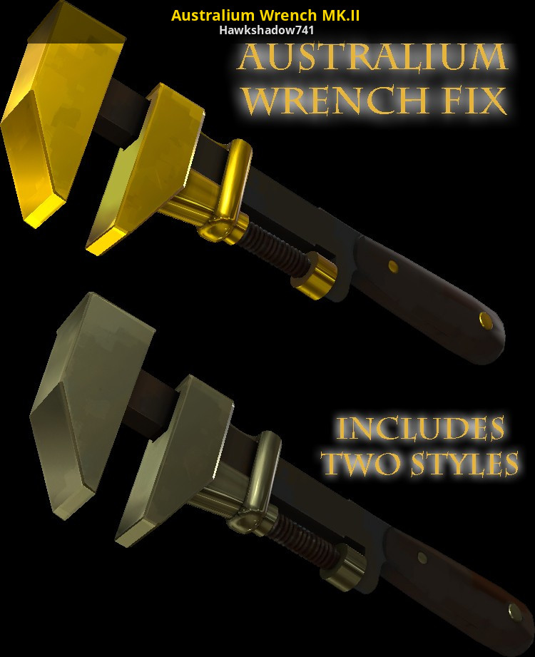 Strange australium. Гаечный ключ тф2. Tf2 Wrench. Tf2 Golden Wrench. Гаечный ключ Team Fortress 2.