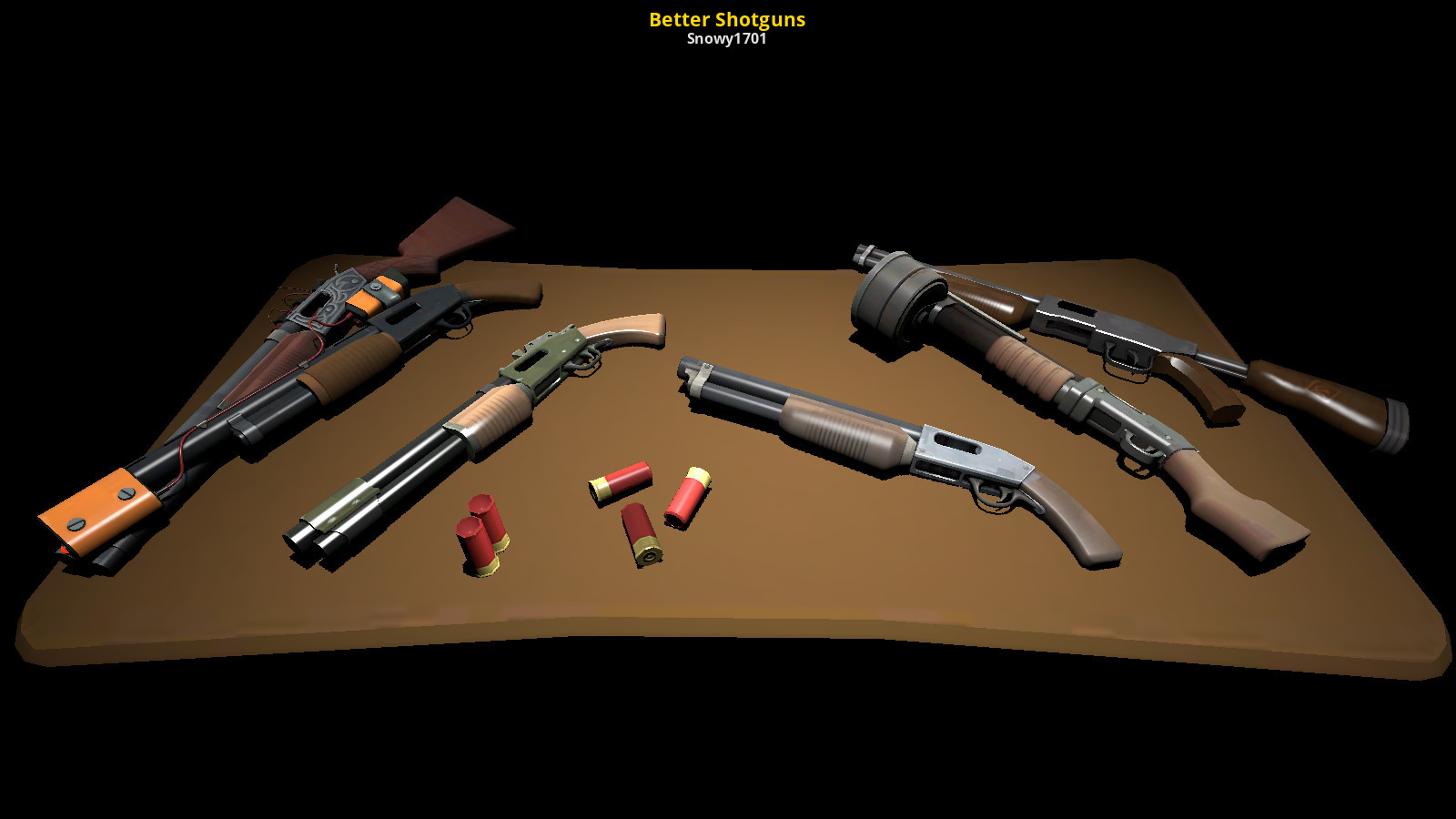 Моды на гаррис мод тим фортресс 2. Дробовик Team Fortress 2. Team Fortress Shotgun.