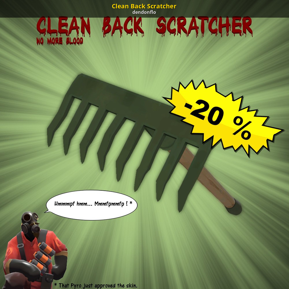 Clean back. The DIRTYHANDS back Scratcher mp3.