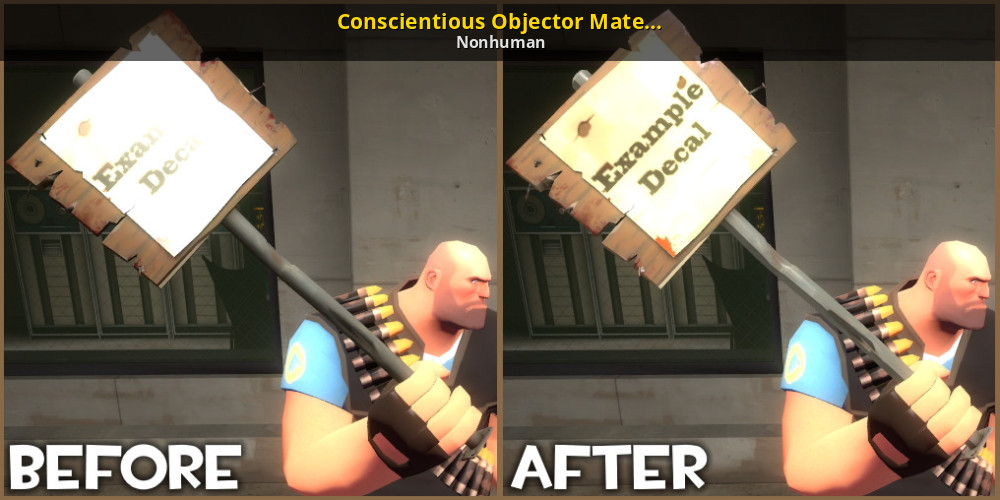 A Team Fortress 2 (TF2) Mod in the Conscientious Objector category, submitt...