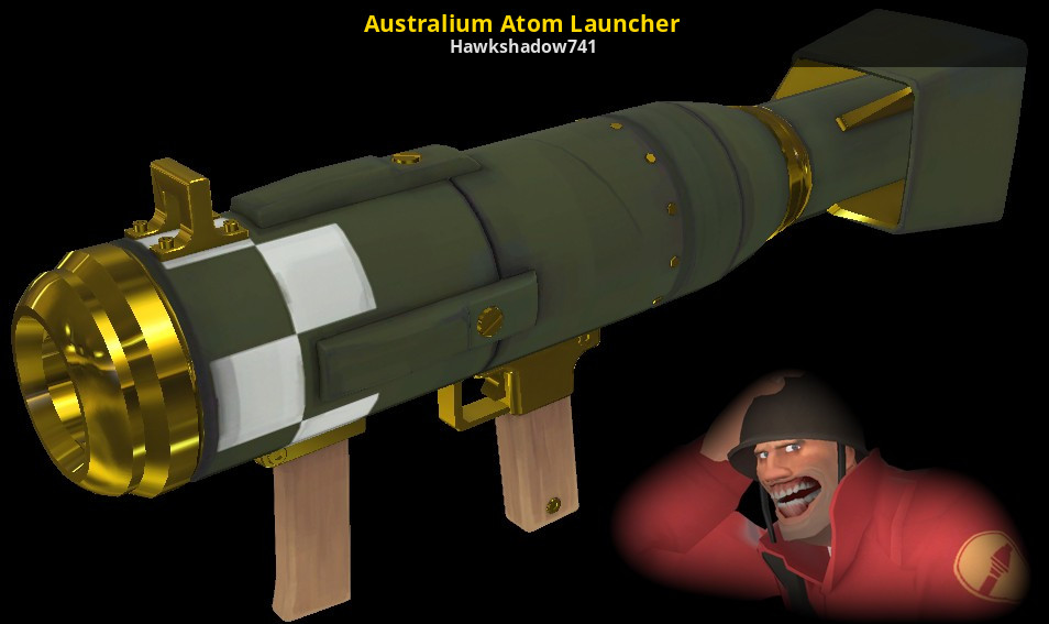 A Mod for Team Fortress 2. Australium Atom Launcher. 