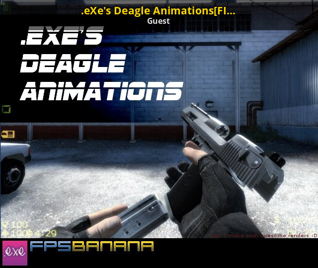 S exe. Counter Strike source Desert Eagle. CS:S Player animation Fix. CS:S Player 3rd person animation Fix.