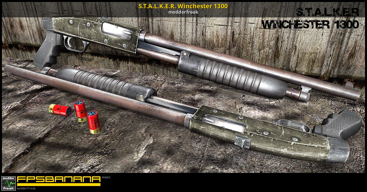 Stalker shotgun. Винчестер 1300 сталкер. Сталкер оружие Чейзер-13. Дробовик Чейзер 13. Чейзер 13 из сталкера.