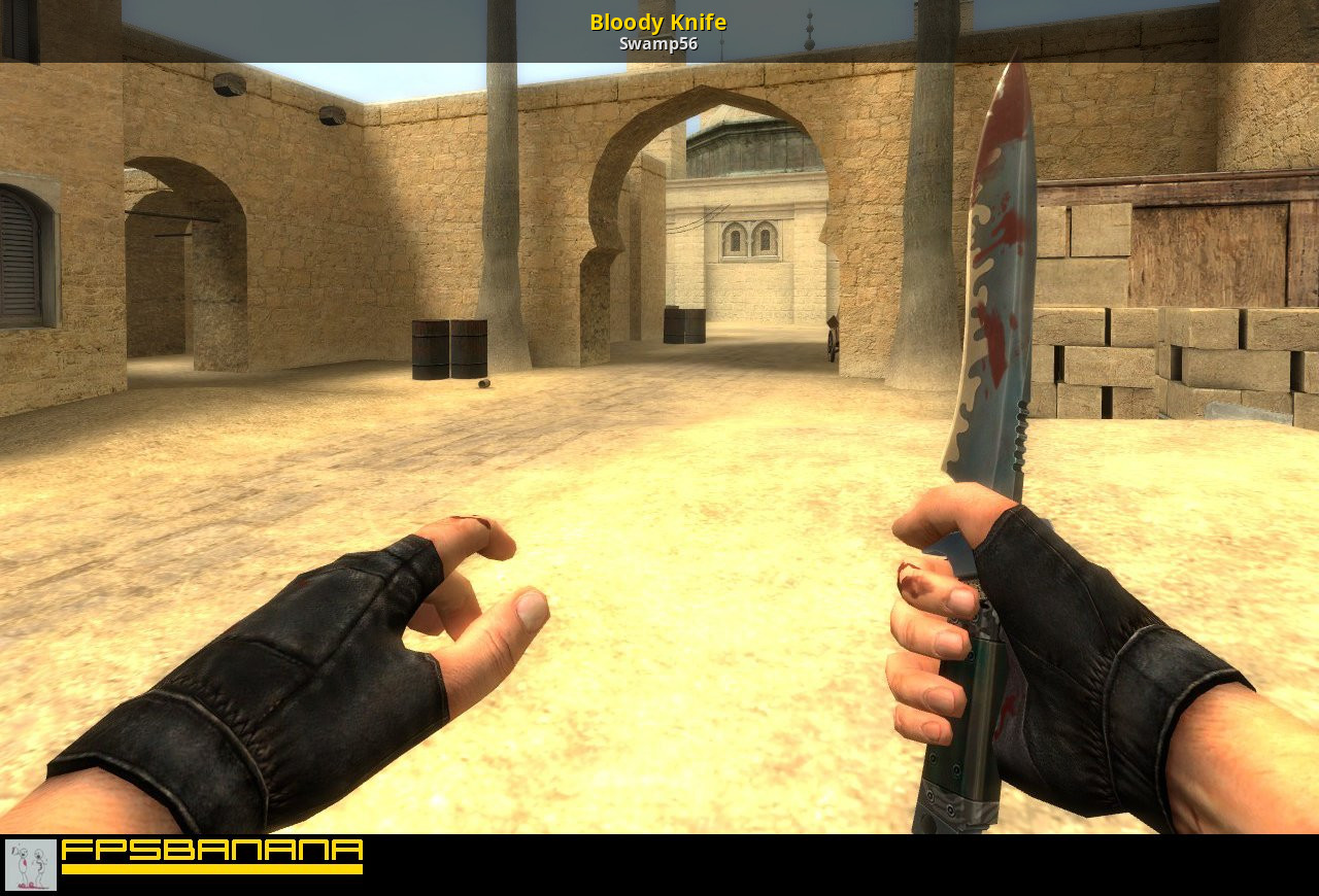 Bloody Knife Counter-Strike: Source Mods.