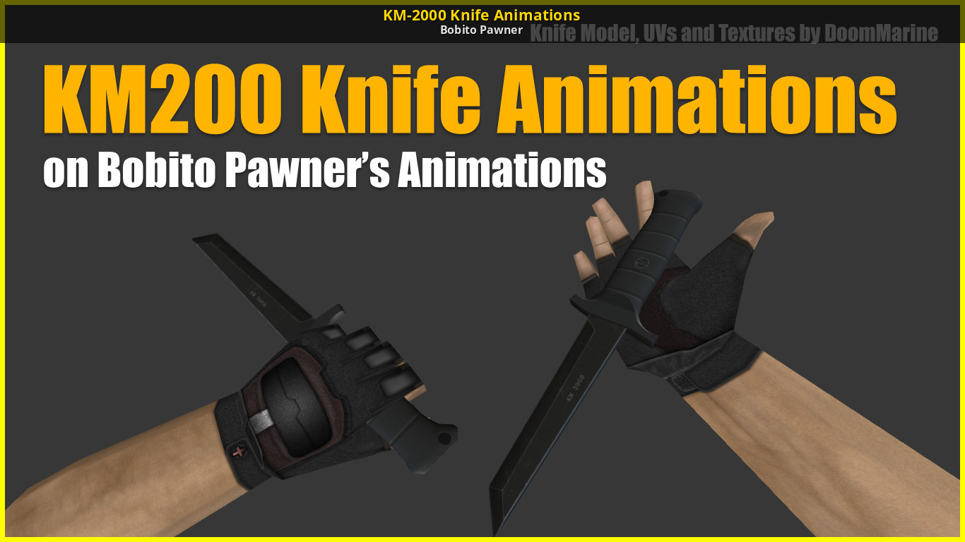 Knife animation. CS 1.6 anime Knife.