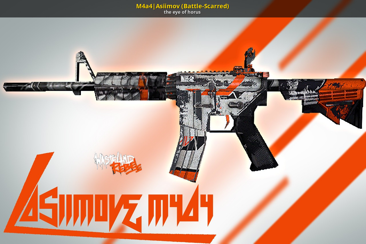 M4a4 asiimov battle scarred фото 2