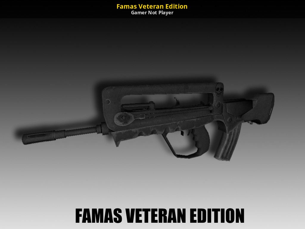 Famas остаточное изображение немного поношенное