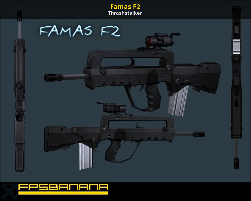 Famas теория чисел cs2. Фамас f2. Штурмовая винтовка FAMAS. КС1.6 штурмовая винтовка фамас. FAMAS макет оружия.