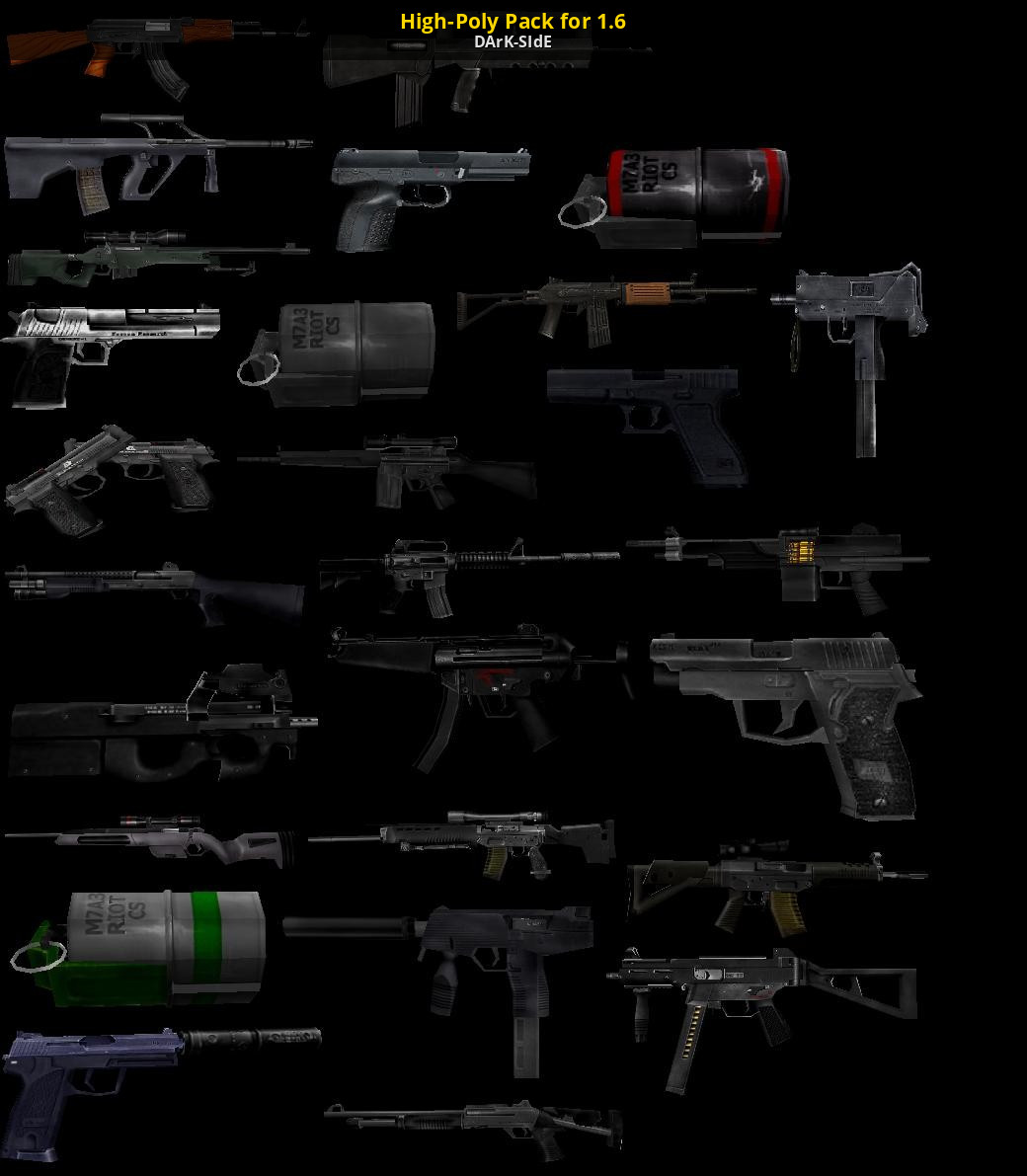 Weapon 1.20 1. CS 1.6 Pack пак моделей оружия CS 1.6. Оружие из контр страйк 1.6. Контр страйк 4 3 оружие. Оружие 4 2 в контр страйк.