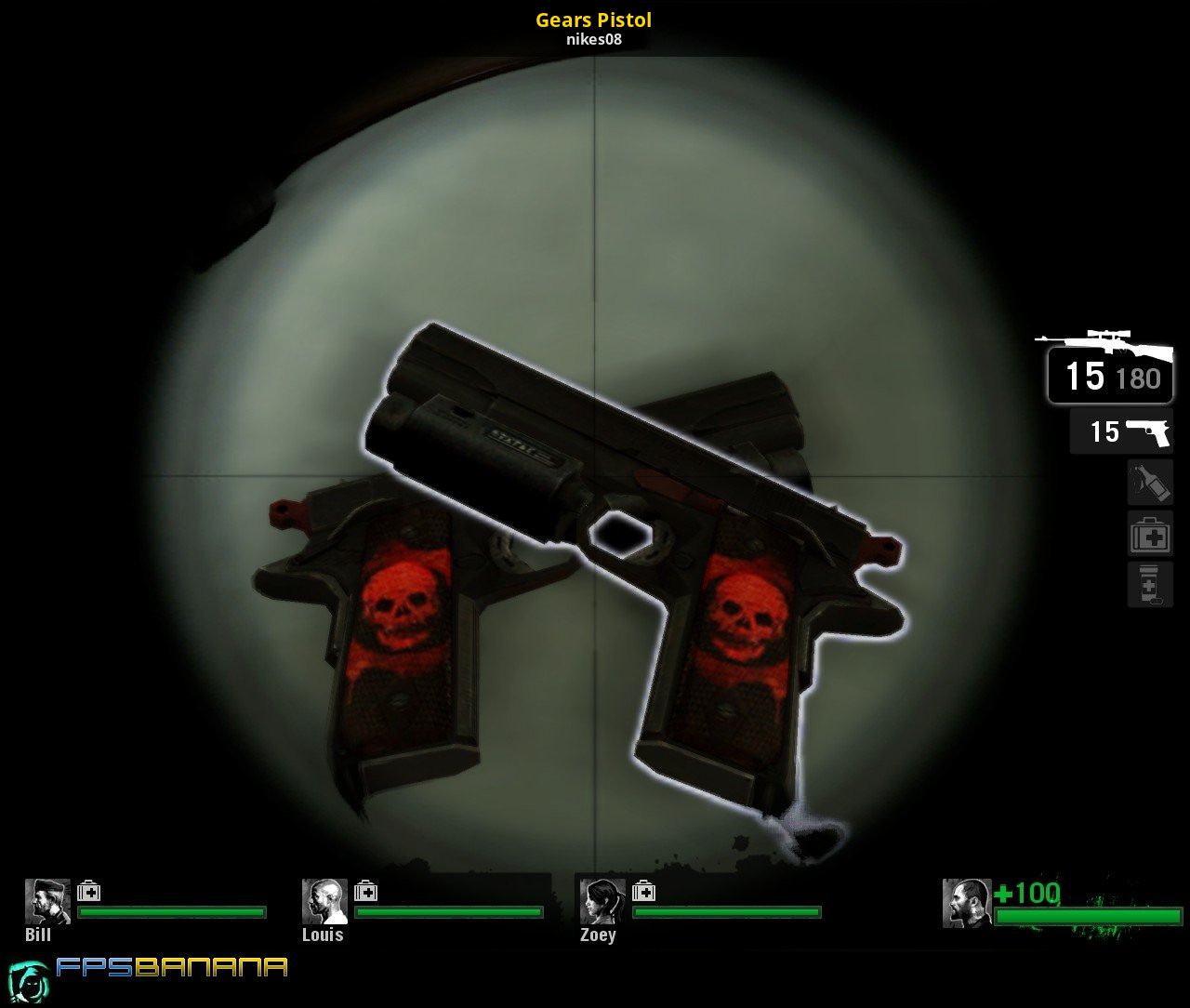 Мод на пистолеты. Left 4 Dead 2 оружие Pistol. Left 4 Dead 2 Dual Pistol Mod.