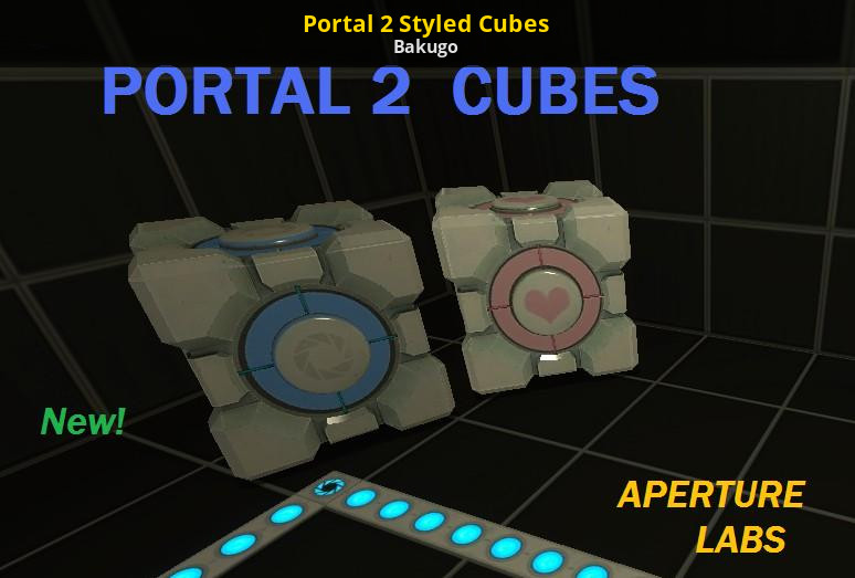 Request portal. Куб портал. Куб портал 2. Мод для портал "куб". Преломляющий куб портал 2.