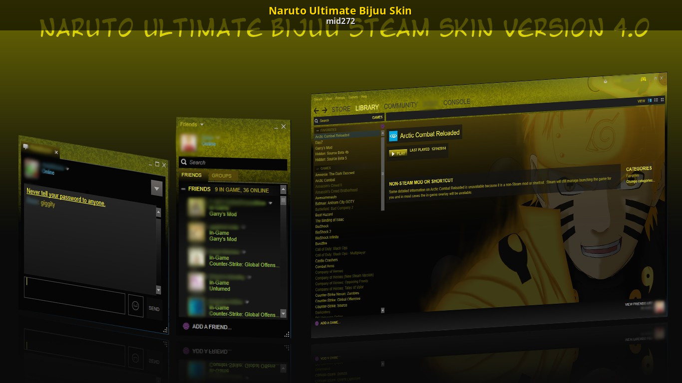 Steam mod folder. Steam Skins. Steam Интерфейс. Skin to Steam. Compact Skin Steam.