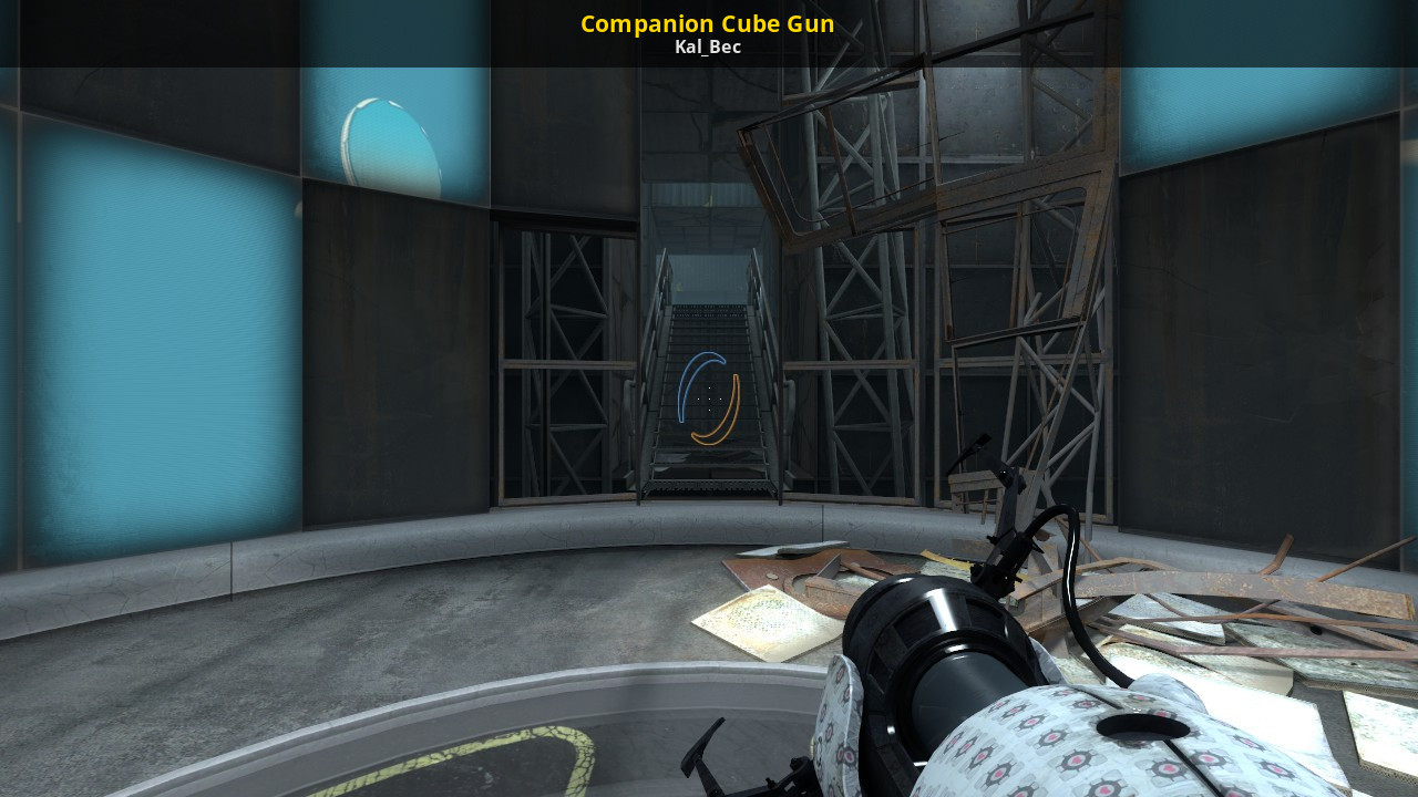 Cube gun. Portal 2 глава 3. Portal 2 2 глава.