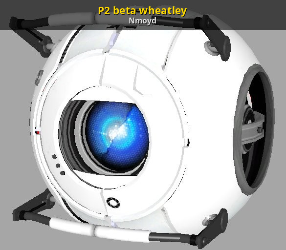 Портал 6. Wheatley 3d model. Строение Уитли. Уитли сегментированное. :P2wheatley:.