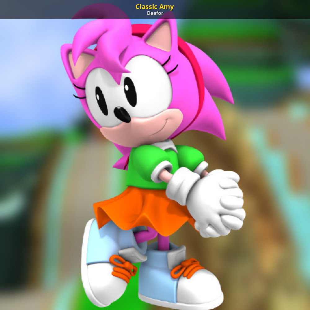 Classic Amy Sonic World Mods.