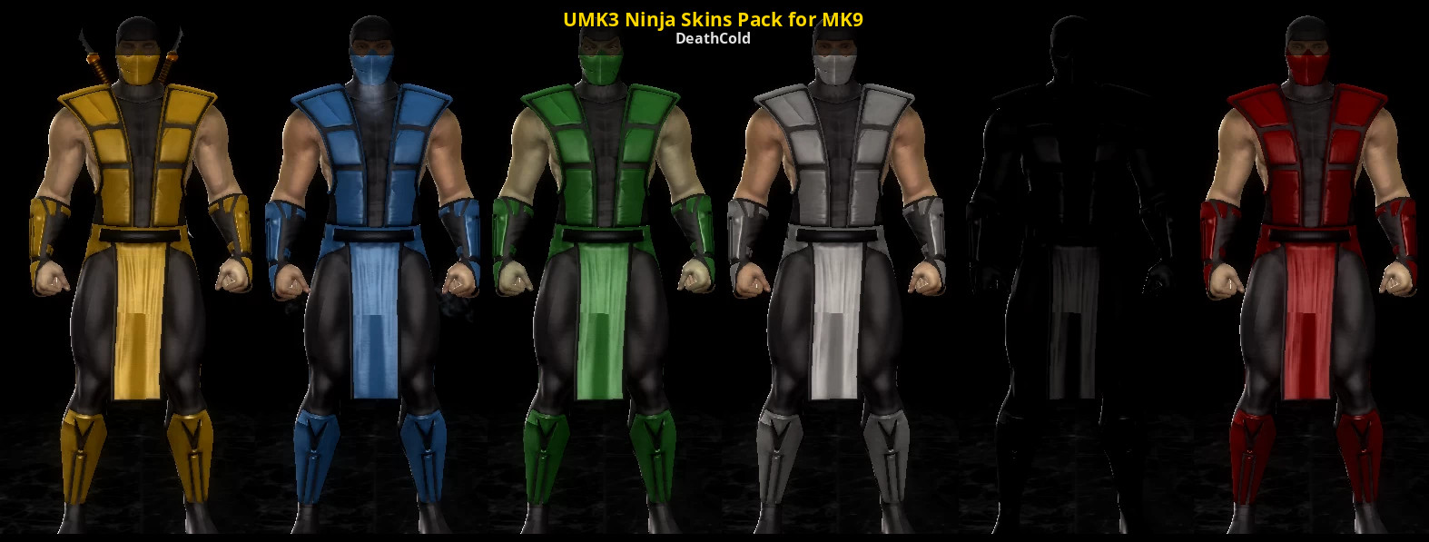 Мортал комбат 9 пк моды. Ермак umk3. Classic Ninja Skins Mortal Kombat 9. Рейн МК 9. Ермак МК 3.