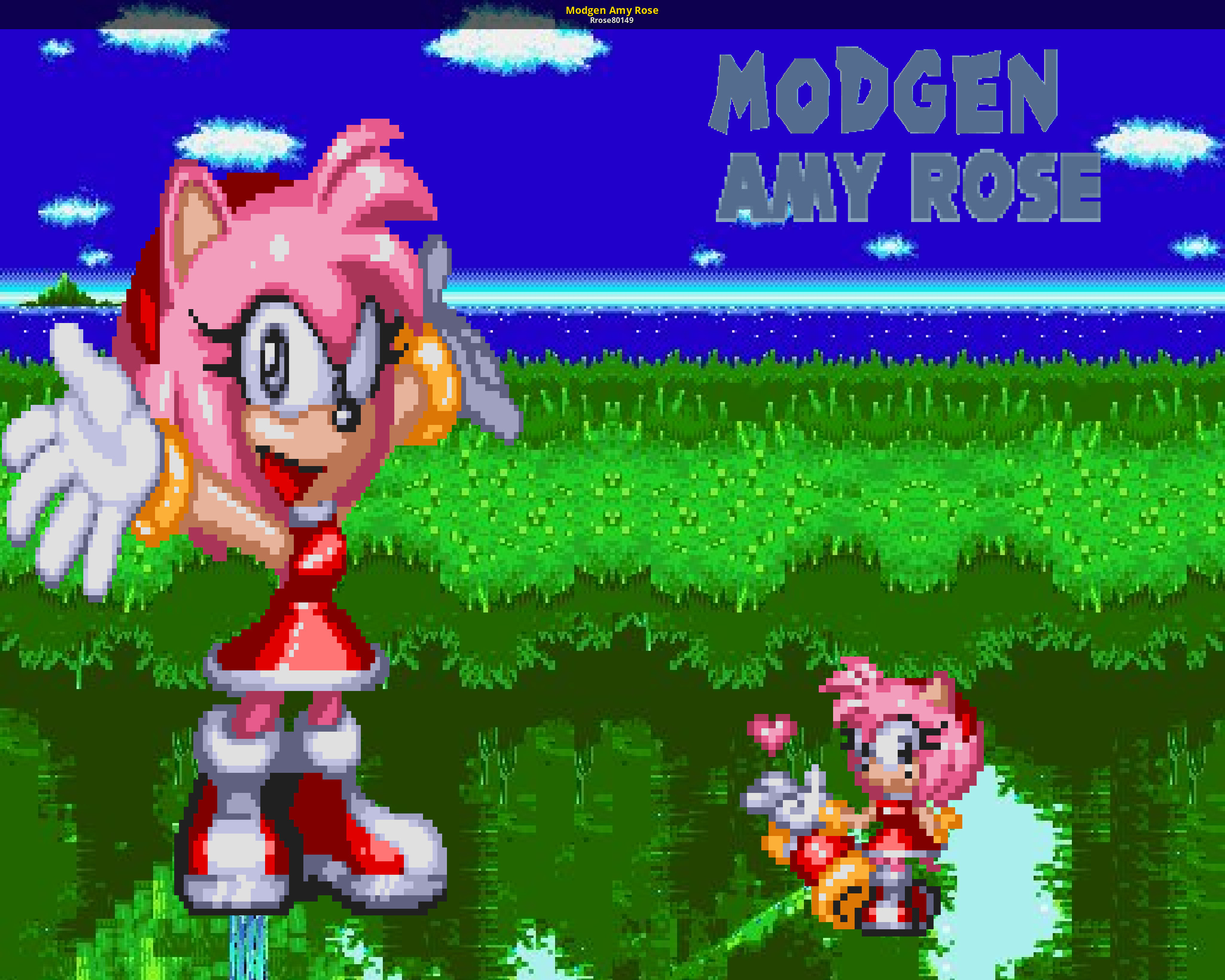 Sonic a i r mods. Modgen Classic Sonic. Sonic 3 Air Mods Amy.