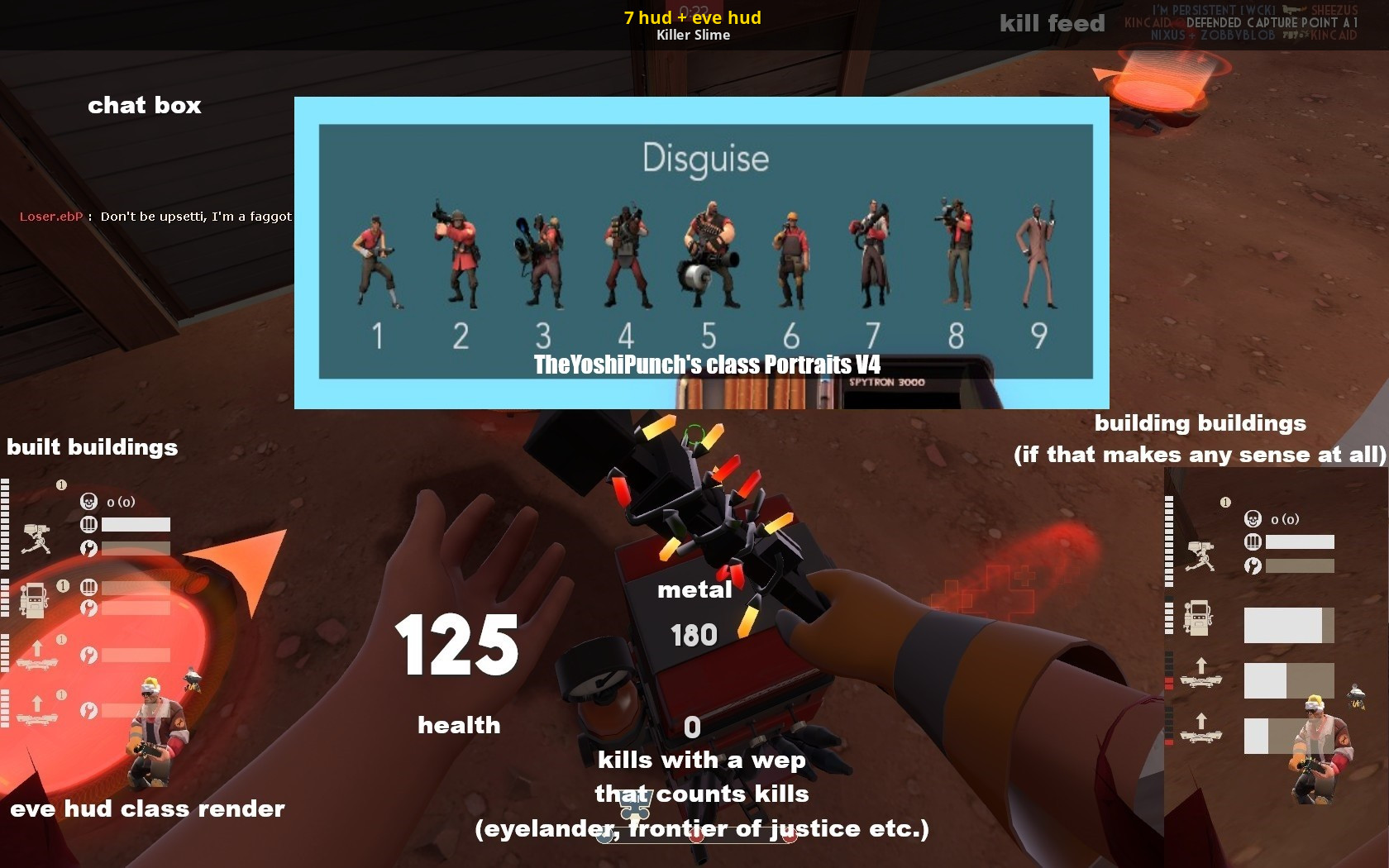7 hud + eve hud Team Fortress 2 Mods.