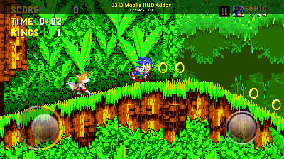 Sonic 3 a i r android. Sonic 2013 mobile hud.