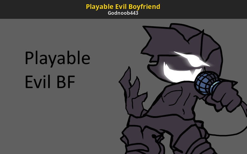 Fnf душа. Evil boyfriend fnf. Friday night funkin mod evil boyfriend. Playable evil boyfriend. Evil boyfriend.