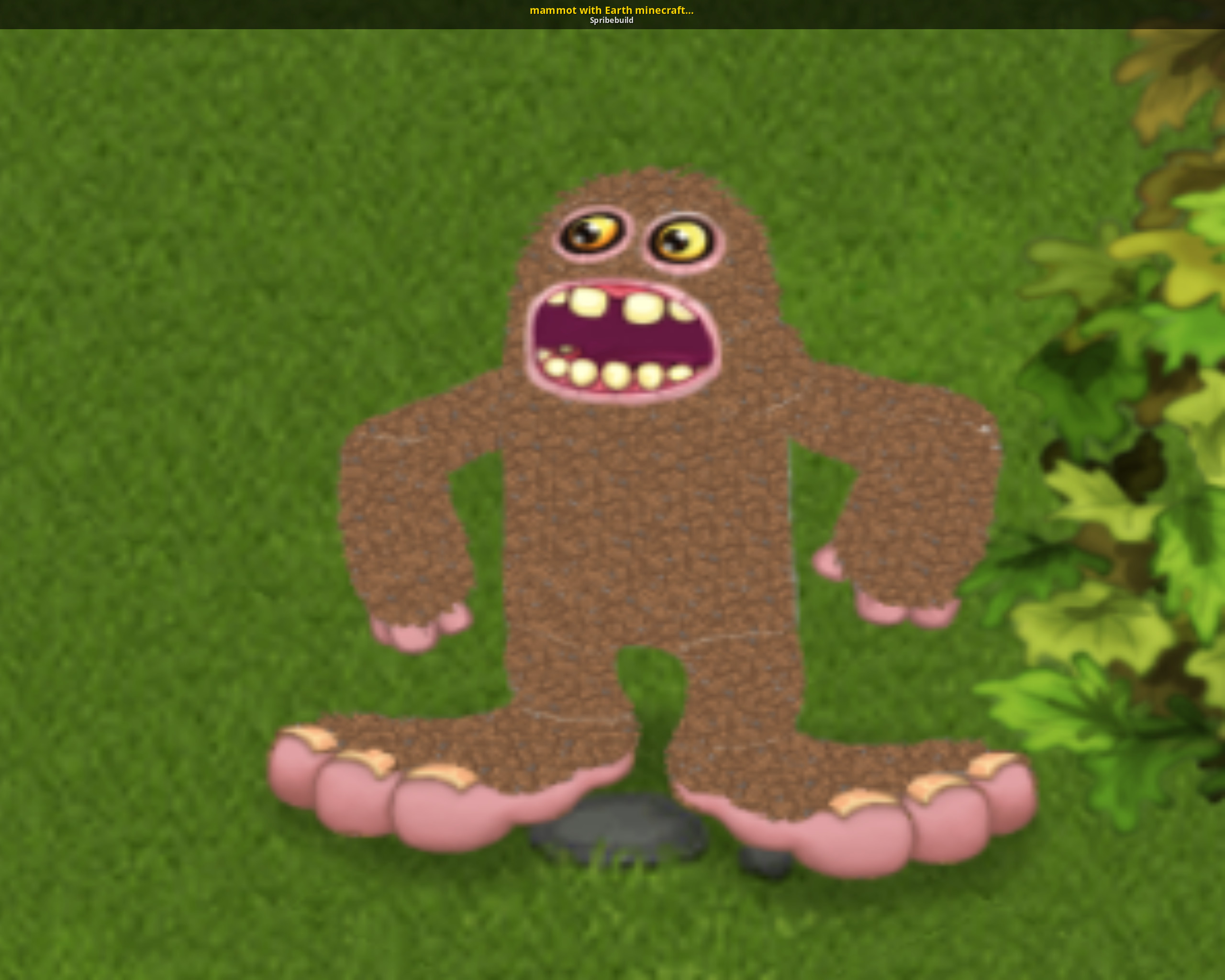 My singing monsters мод майнкрафт. Мамонт МСМ. Монстр мамонт из поющих монстров. Maw MSM Sprites. Mammoth MSM gif.