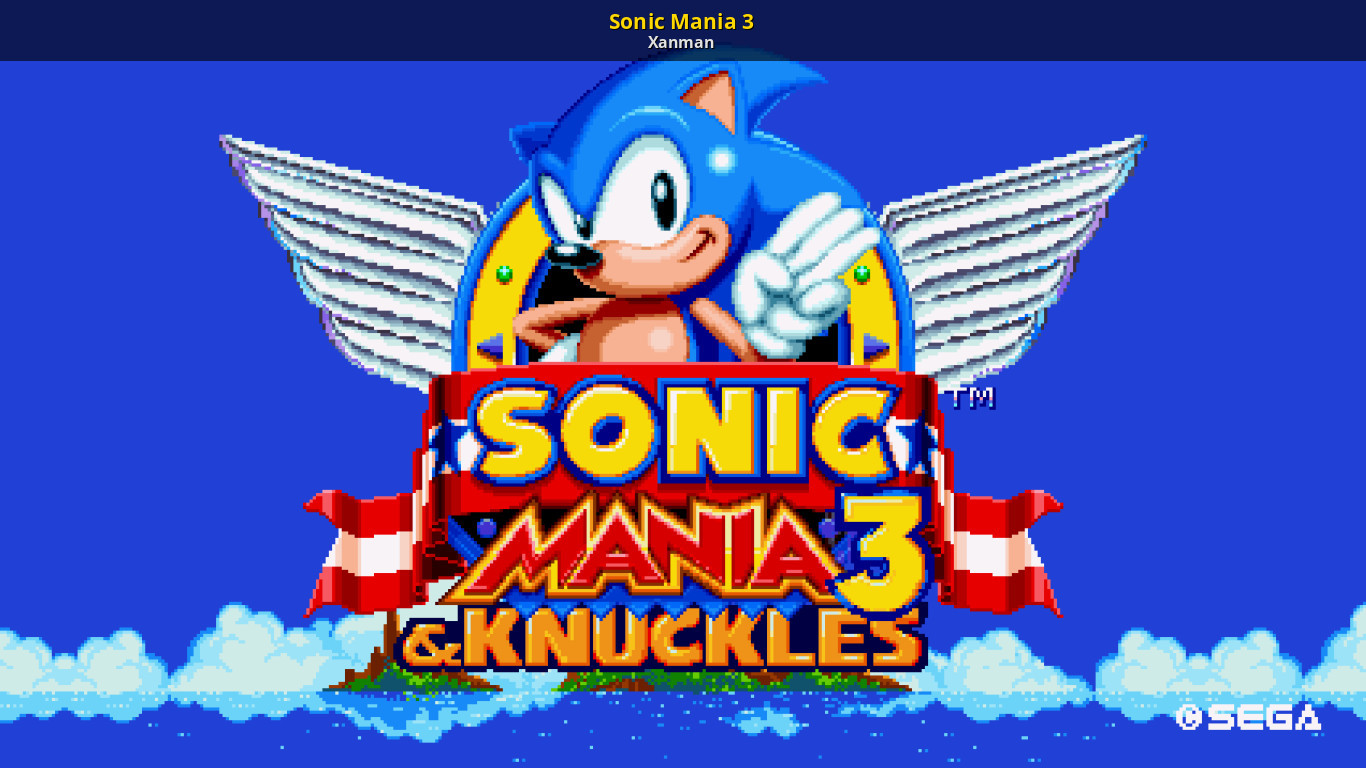 Sonic 3 air mod mania. Соник Мания моды. Sonic Mania Plus title Screen. Sonic Mania HUD. Sonic Mania title Screen.