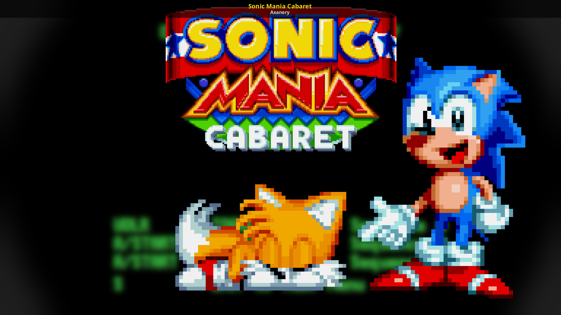 Sonic Mania Cabaret. 