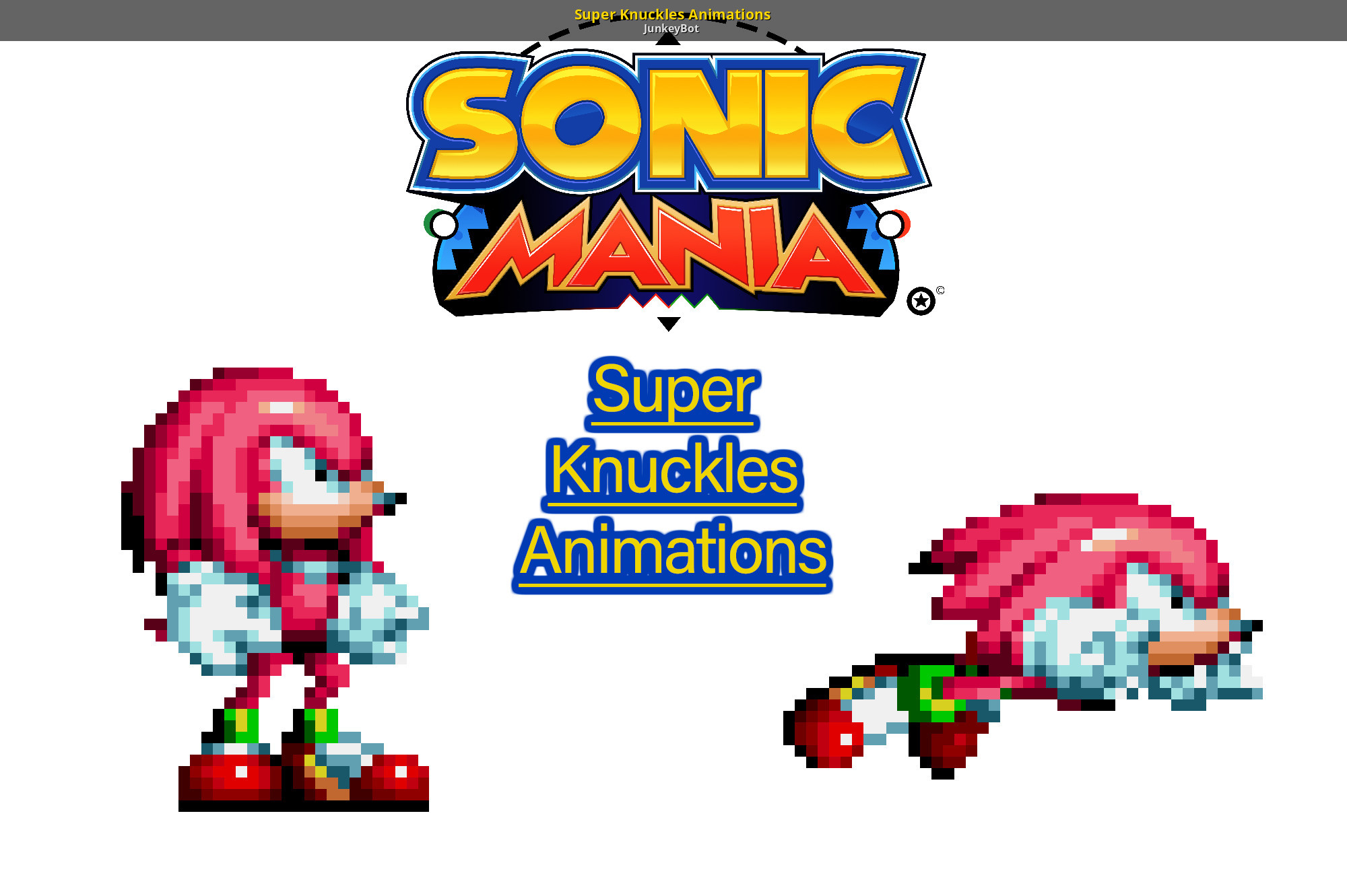 Супер мания. Super Knuckles. Соник Мания вы супер.