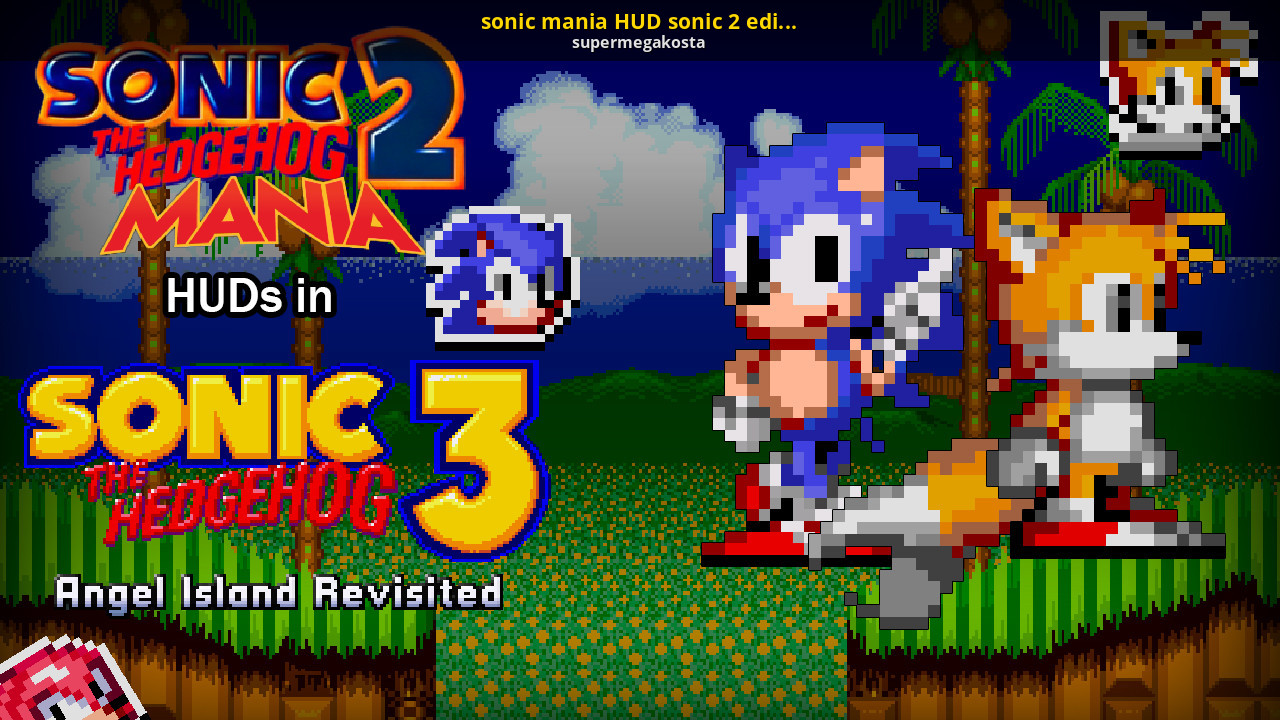 Sonic air. Sonic 3 АИР. Sonic 3 Air моды. Sonic 3 a.i.r. Srb2 Mod Mania Sonic.