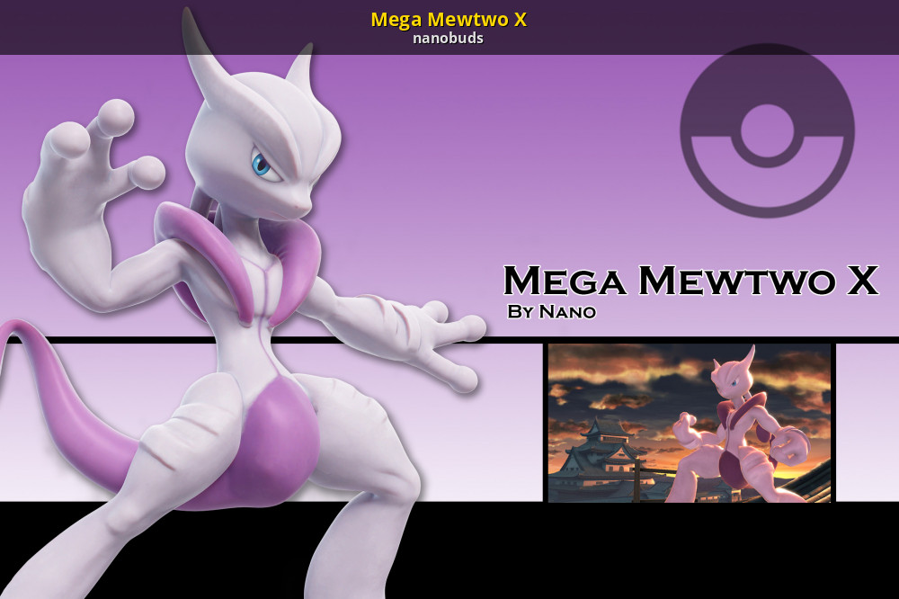 Mega Mewtwo X Super Smash Bros. 