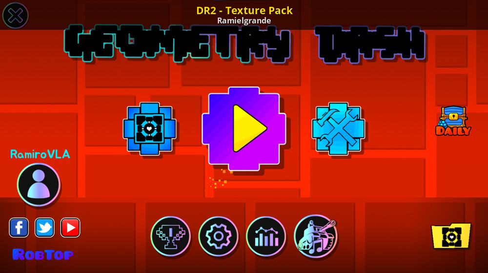 Чит мод на геометрия даш. Geometry Dash texture Pack exe.