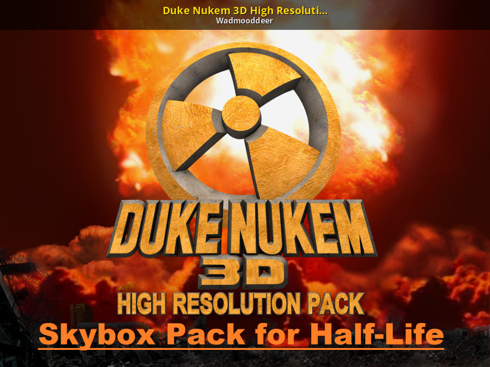 High resolution pack. Duke Nukem Atomic logo.