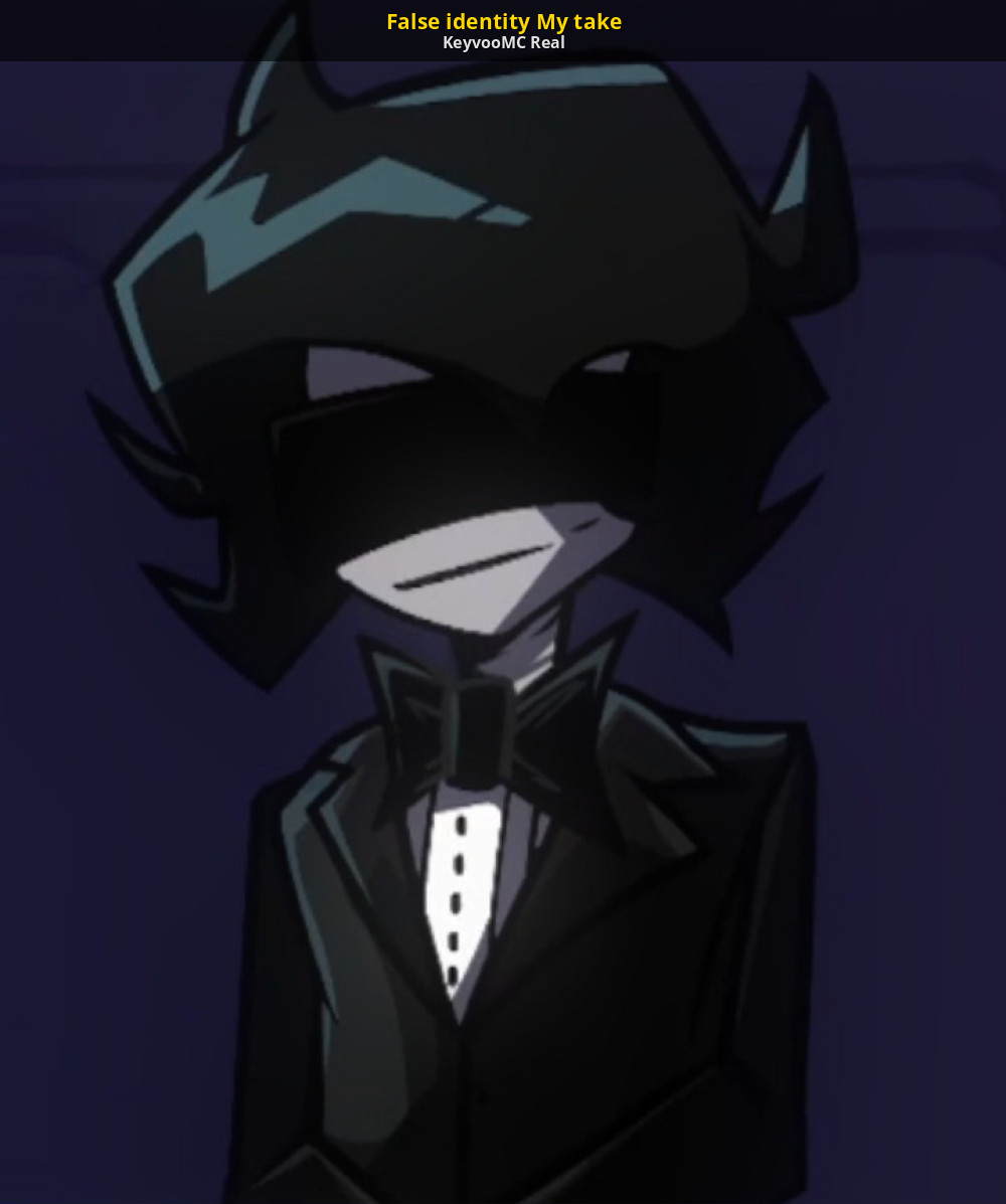 False identity. False identity