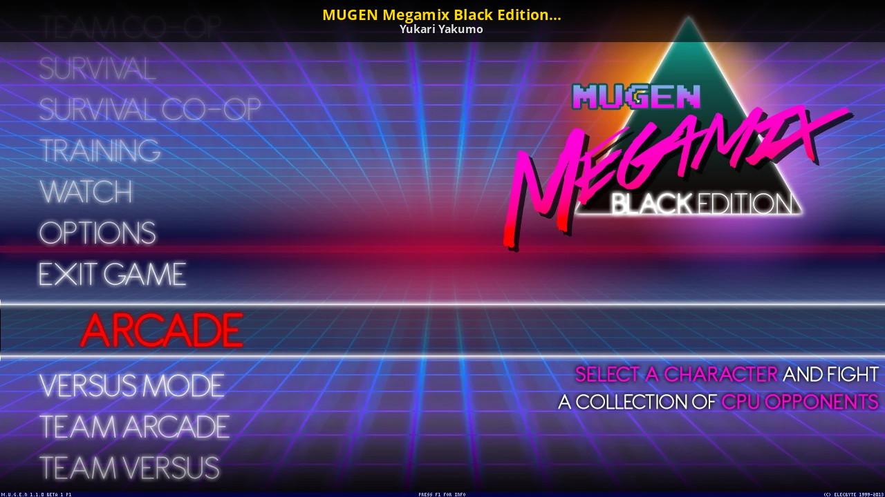 MUGEN Megamix Black Edition Edit. 