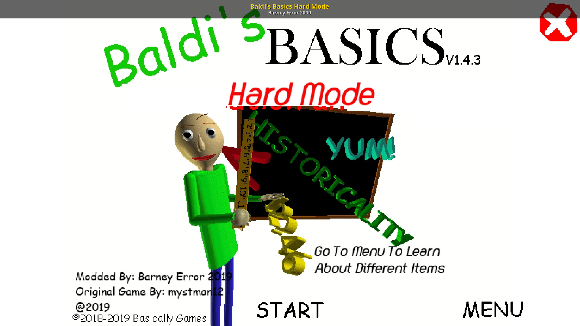 Baldi character calamity