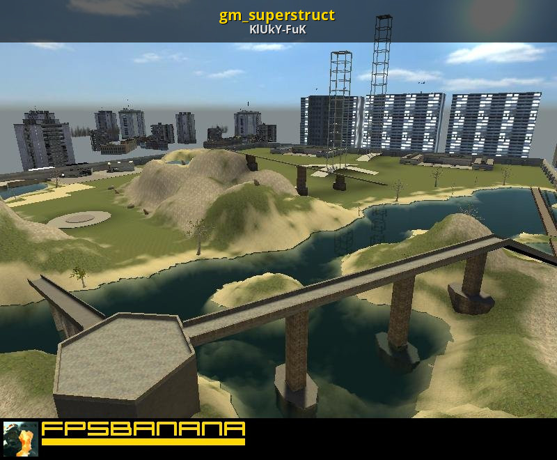 Maps garry mod. GM карта. Map Garry's Mod Prisma 3d. Superstruct.