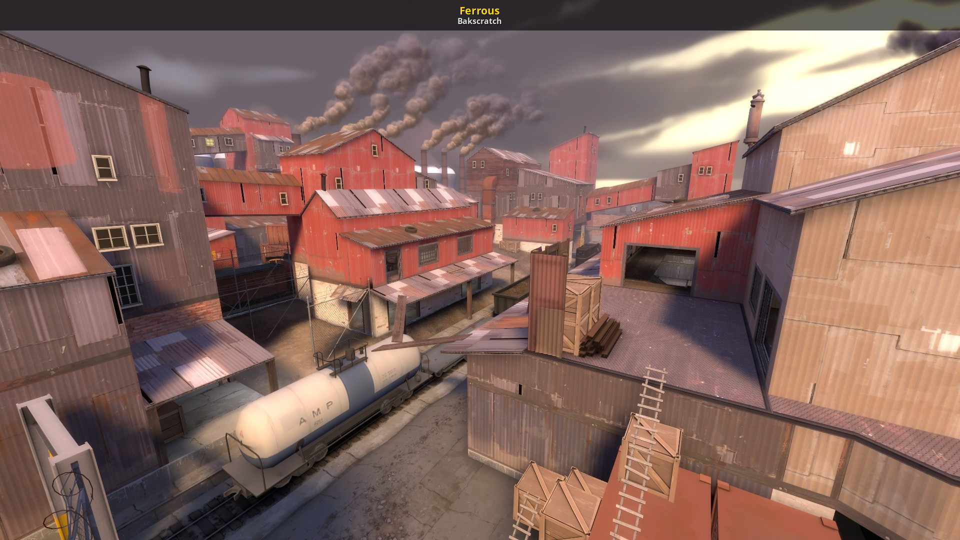 Maps 2. Ангар задний двор Team Fortress 2. Tf2 Train Map. Tf2 Map Nuke. Tf2 Steel Map.