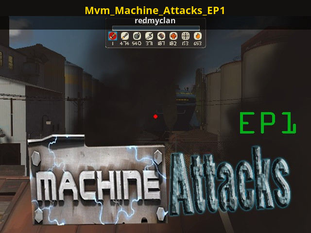 Machine attack. Machine attack