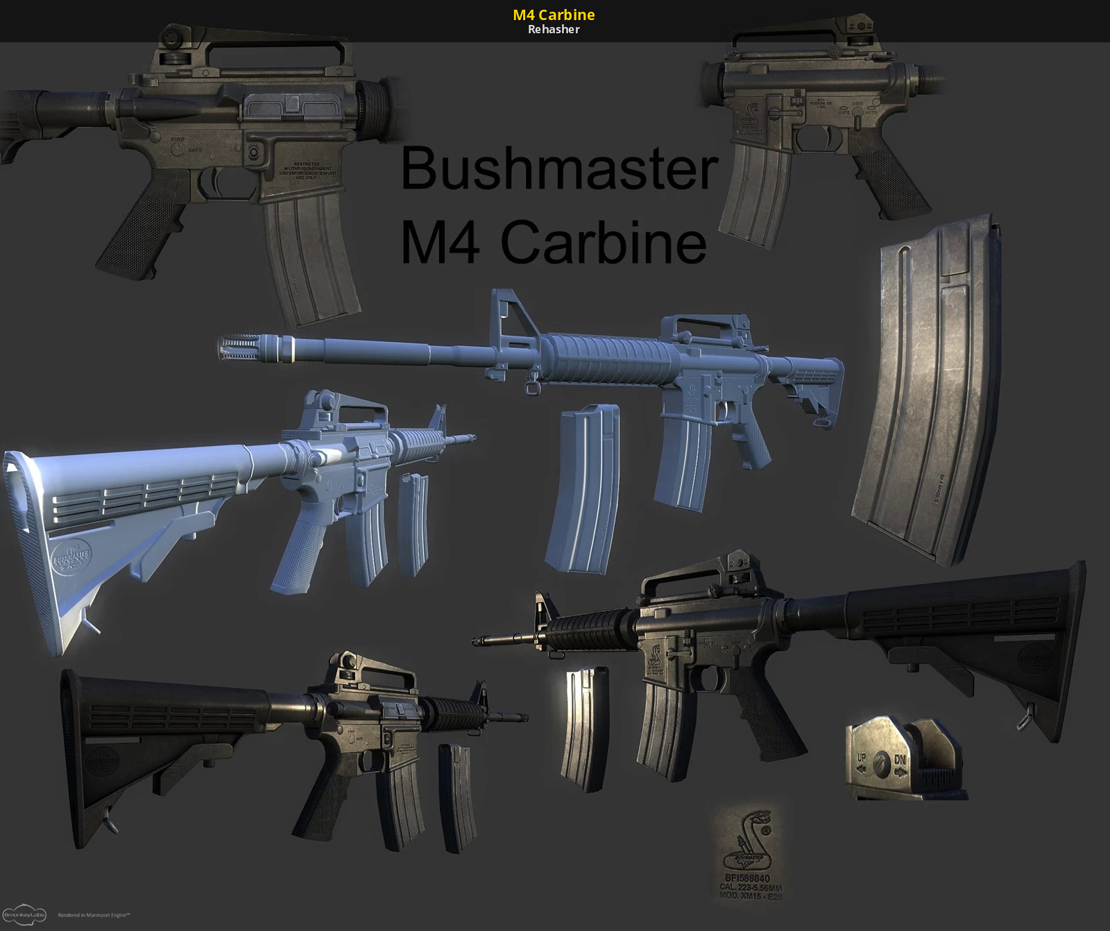 Gamebanana mod. Штурмовая винтовка референс. M4 Carbine 3d. Контр страйк штурмовая винтовка. 3d модель скинов РБ.