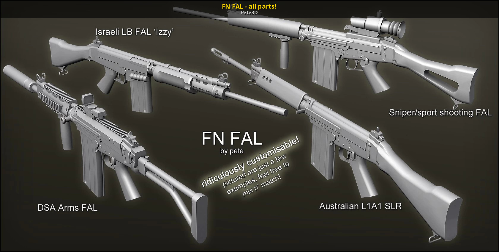 FN FAL - all parts! 