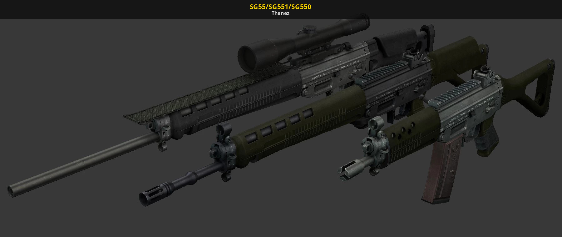 Sg source. Sig SG 550 Sniper. SG-550 Sniper Rifle. Sig sg550 CSS. Sig SG 550 3d model.