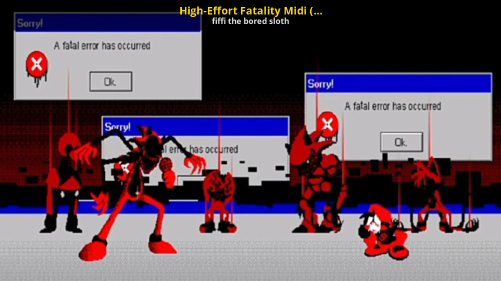 Fnf fatal error. Фатал эррор соник. fatal error sonic exe. фаталити эрорр соник.
