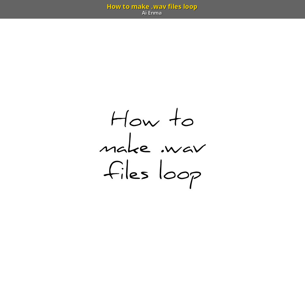 Loop Wav Files