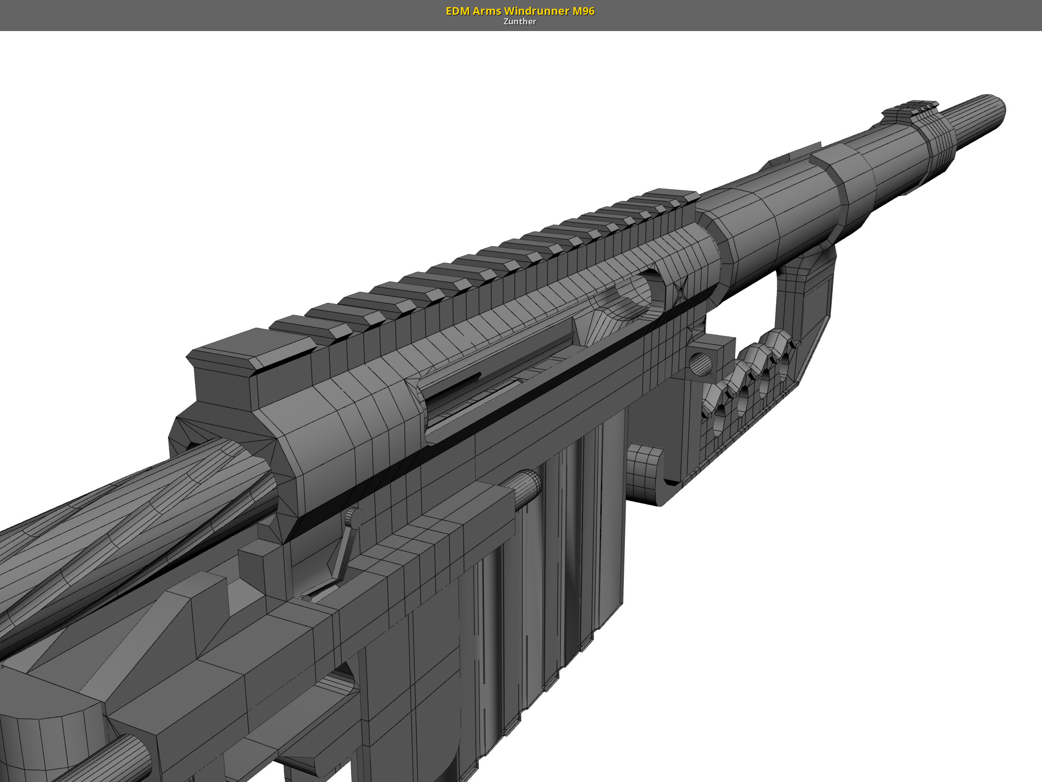 EDM Arms Windrunner M96 GameBanana Works In Progress.