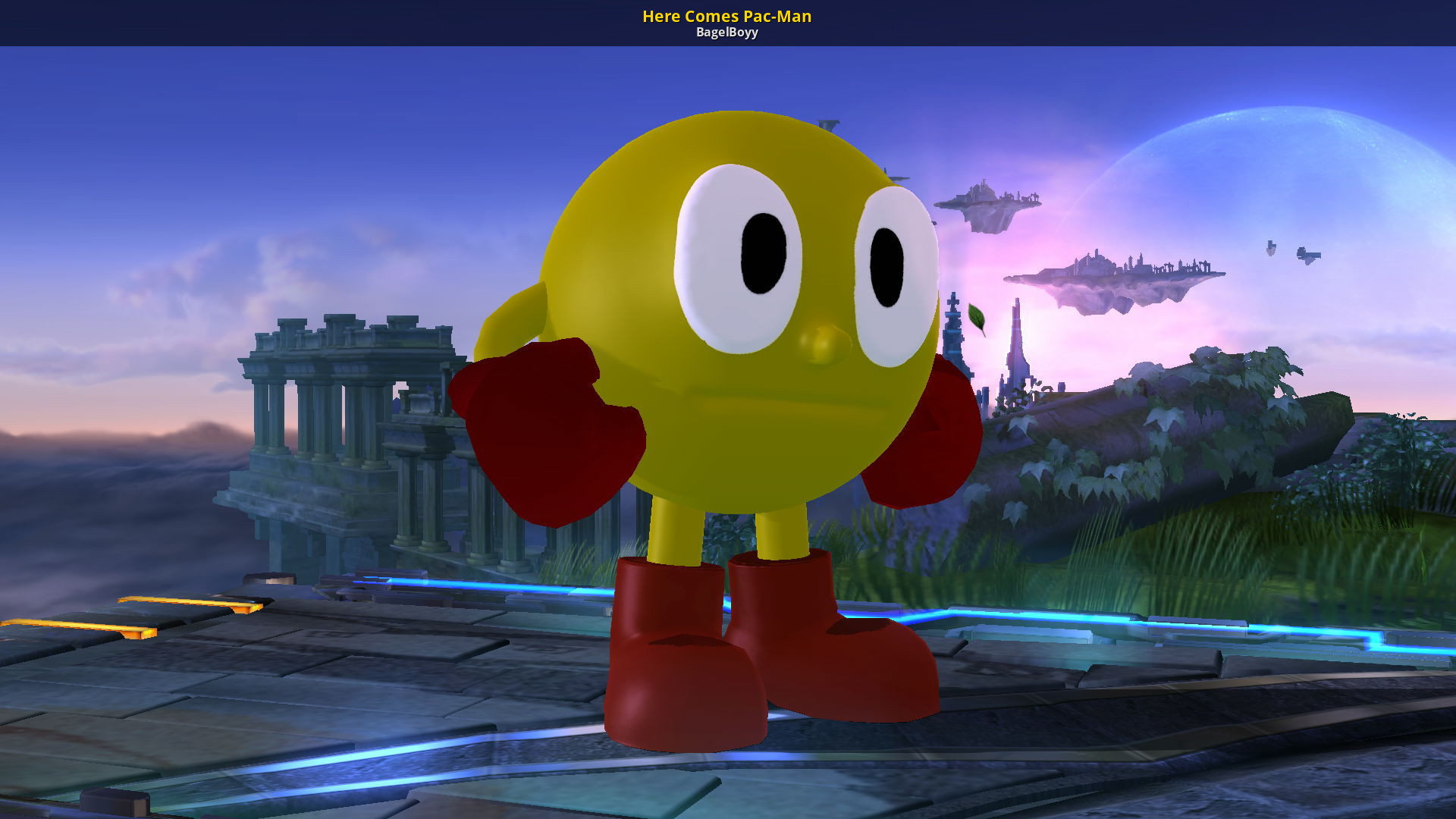 Here Comes Pac-Man Super Smash Bros. 