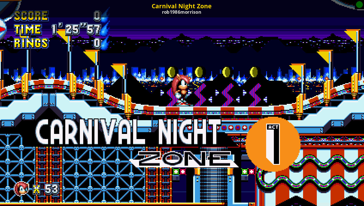 Sonic mania карта