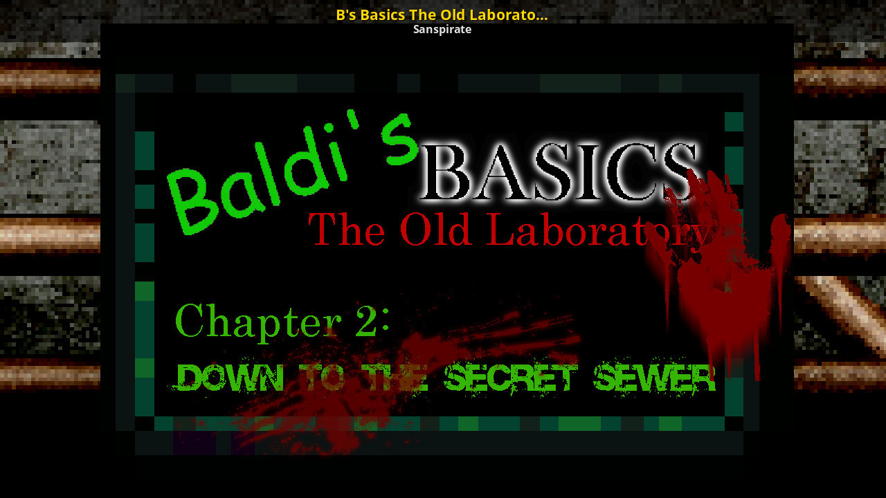 B's Basics The Old Laboratory (OLD FILES) [Baldi's Basics] ...