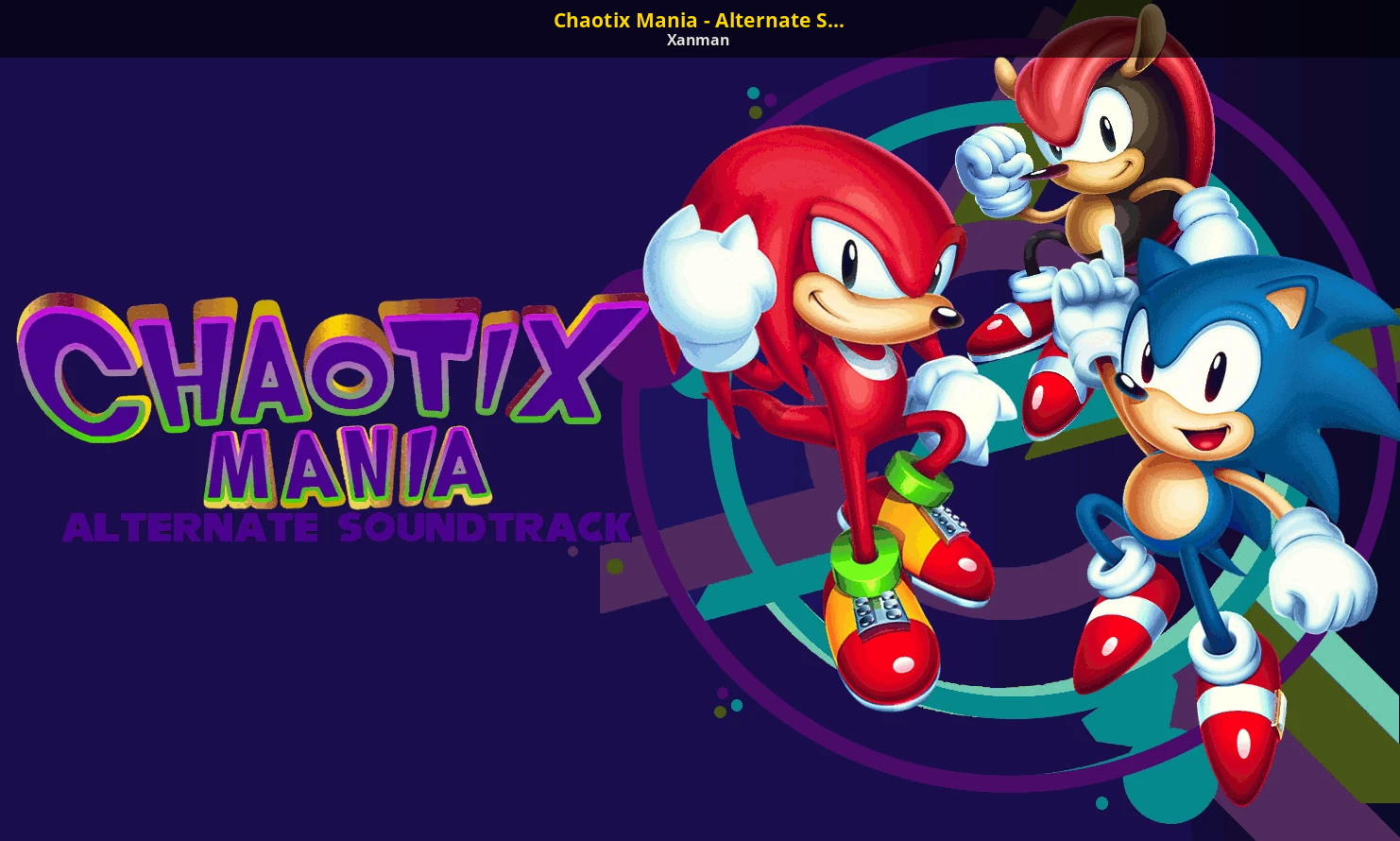 Sonic mania plus. Хаотикс Мания. Sonic Mania pre Plus. Sage 2020 Sonic 3 Mania.