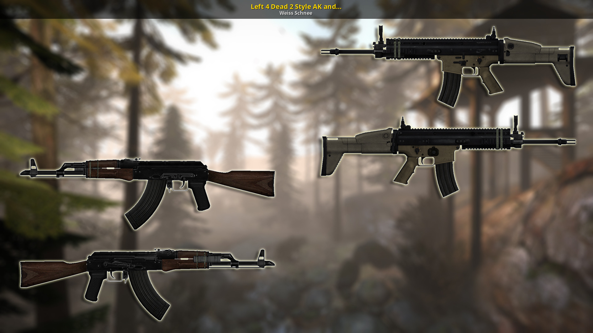 Оружий 2 игра. Left 4 Dead 2 оружие пак. M16 left 4 Dead 2. Left 4 Dead 2 АК 47. Left 4 Dead 2 Combat Rifle.