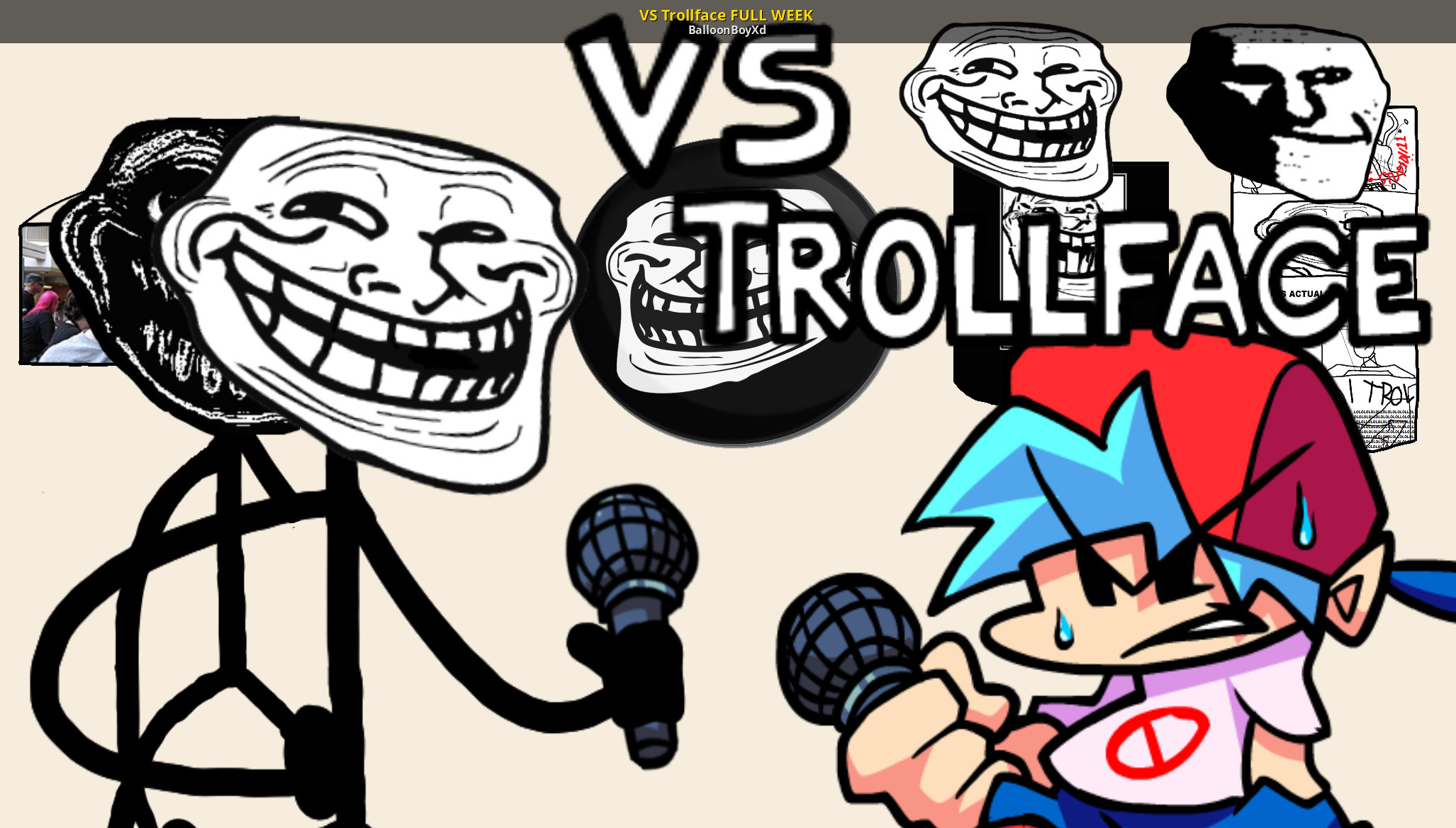 Trollge. Тролфейс в Фрайдей Найт Фанкин. Trollge Trollface. Тролдж ФНФ. Тролл фасе FNF.